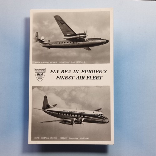 Commercial aircraft postcard - commercial,