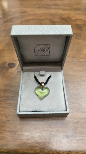 Lalique crystal charm necklace - lalique,