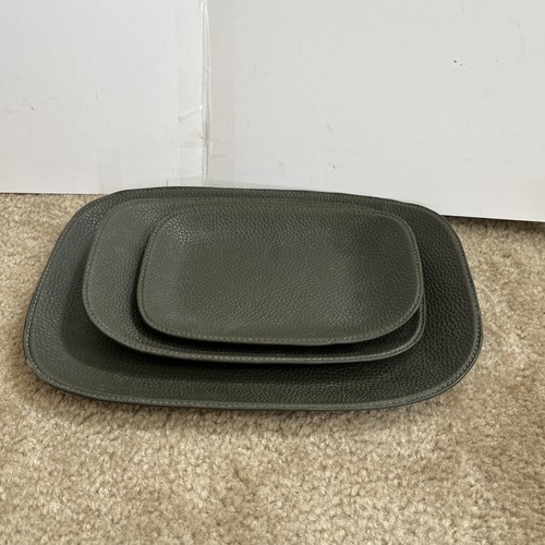 Mens leather valet - tray, set
