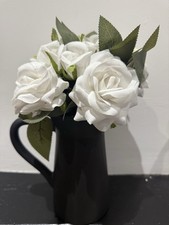 Vintage black luxury vase with
