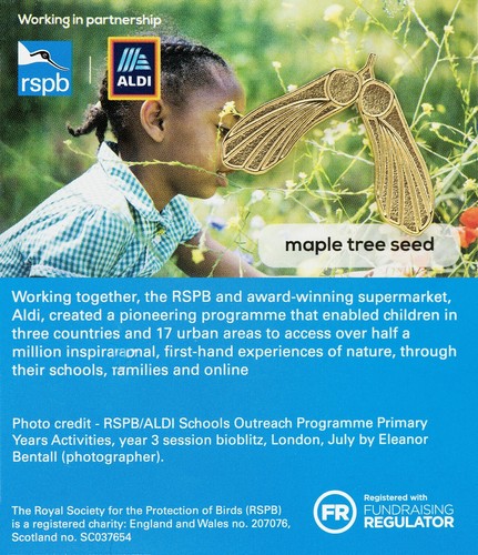 Rspb pin badge gnah - badge, aldi
