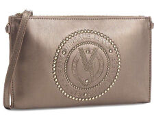 VERSACE Crossbody Bag Gold Tone Charm Pearl Embellished Clutch Handbag SALE £249