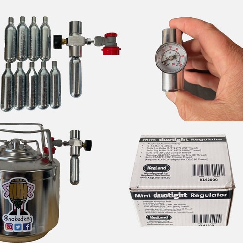Mini co2 regulator kegland - co2,