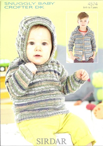 Sirdar 4574 hooded sweater - 4574,