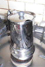 Bialetti Industrie 6 Cup Espresso Coffee Maker Stainless Steel