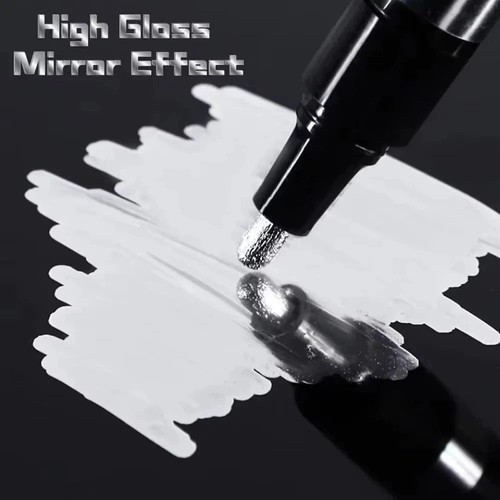 Chrome mirror marker - chrome,