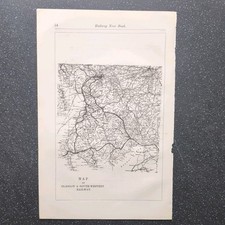 Original 1902 Map of Glasgow and South Western Railway 