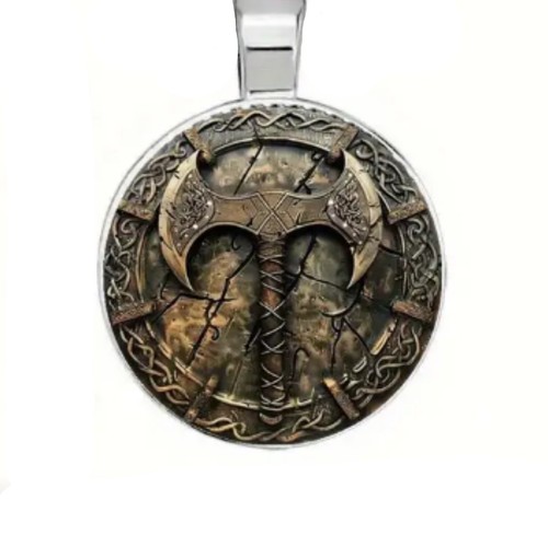 Viking axe necklace - viking,