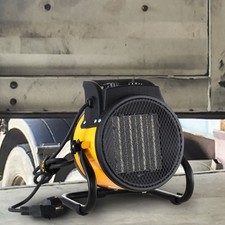 2KW Industrial Electric Fan Heater Space Air Blow Warmer Workshop Garage Tilting