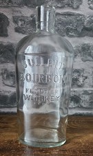 Empty Glass Bulleit Bourbon Frontier Kentucky Whiskey 700ml Bottle Collectable 