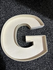 Wooden Fillable Letter  G 22cm