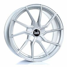 17" BOLA B25 ALLOYS FITS AUDI A3 S3 TT VW GOLF BEETLE 5X100 CRYSTAL SILVER