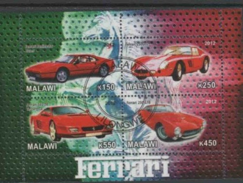 Malawi 2012 ferrari mint - 2012,