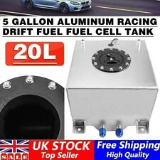 5 Gallon 20L Aluminum Racing Drift Fuel Cell Tank With Cap   Outside UK STOCK