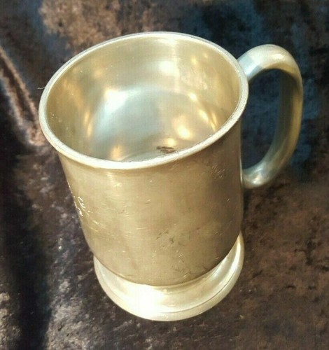 Pewter tankard half pint crown - pewter,