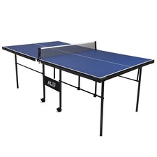 7FT Ping Pong Table Top Folding Full Size Table Tennis Table top with Net Blue