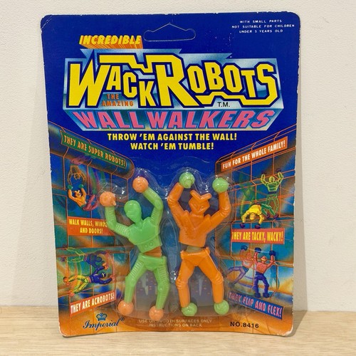 Vintage wack robots - vintage, wall