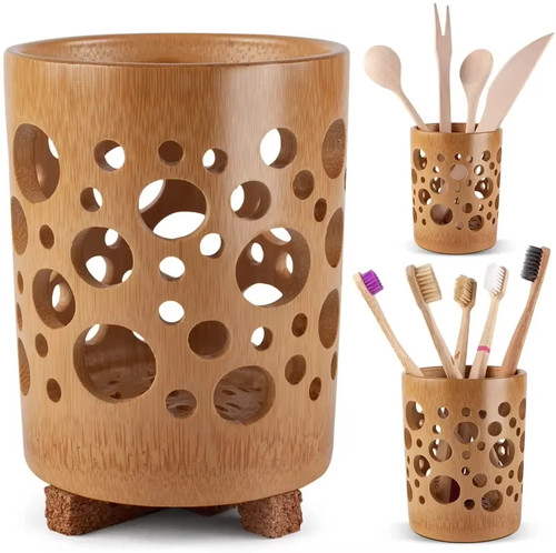 Natural wooden toothbrush - wooden,