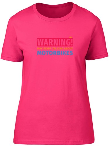Warning motorbikes women - motorbikes,