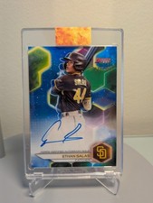 Ethan Salas - 2023 Bowman’s Best Blue Refractor  Auto /150 - Padres