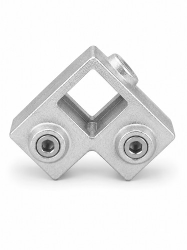 Galvanised square clamps - galvanised,