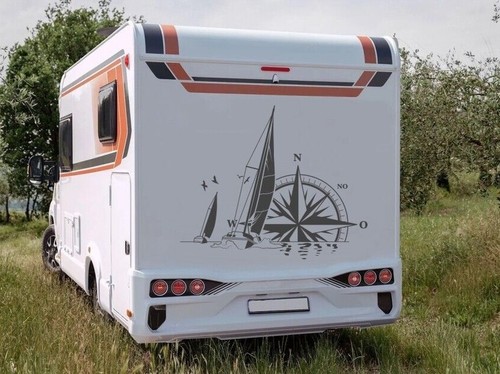 Motorhome sticker sailboat - motorhome,