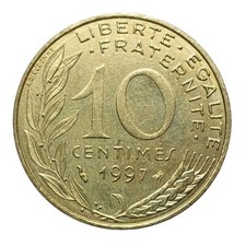 France 10 Centimes 1997 –