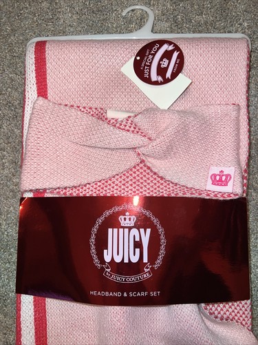 Y2k juicy couture knit scarf - couture,