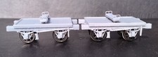 Pair 4mm OO GWR bolster wagons