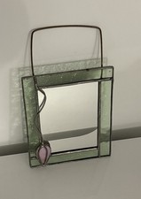 Little Charles Ronnie Mackintosh Style Leaded Glass Mirror