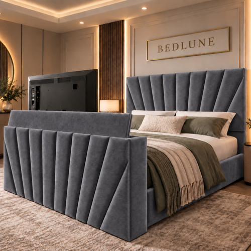 Bed frame luxury - bed,
