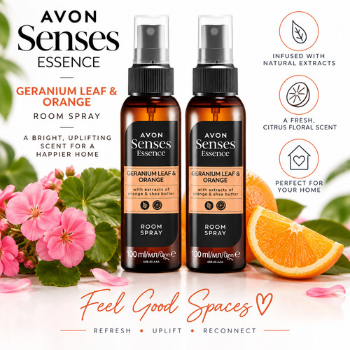 Avon senses essence geranium - avon,