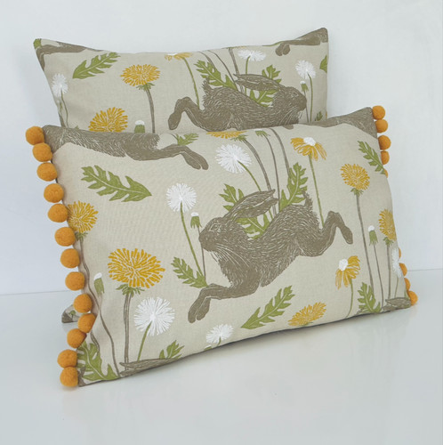 Yellow march leaping - yellow, hare