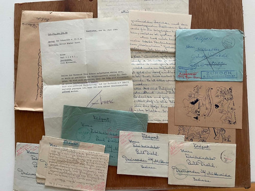 Field post letters mountain - post,