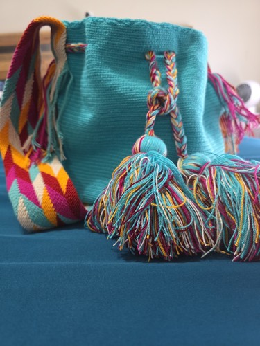 Wayuu handwoven bucket bag - wayuu,