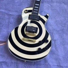 Yellow  LP Style Zakk Wylde Signature Electric Guitar Gold Part Solid Body