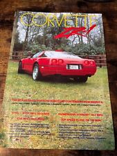 CORVETTE C4 ZR1 SINGLE PAGE PROMOTIONAL LEAFLET UK MARKET