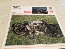 Norton 500 Motorcycle Card