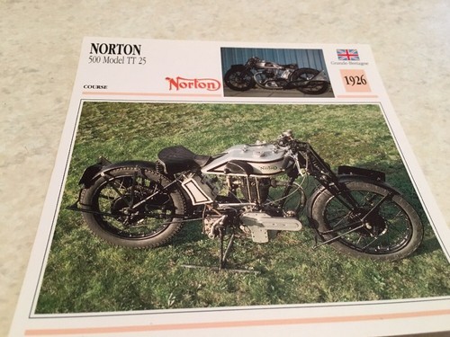 Norton 500 motorcycle card - 500,