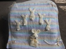 Hand knitted..Blue Multi *