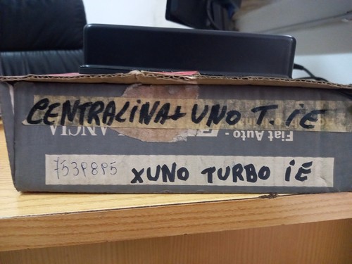 Fiat uno turbo control unit - uno,