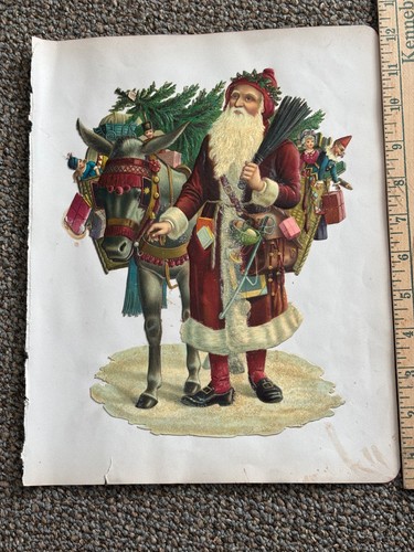 1880s large victorian die cut - 1880s,