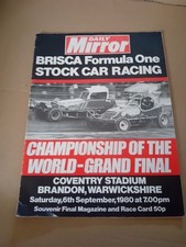 BRISCA F1 STOCK CAR RACING