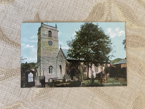 Llangollen old postcard - llangollen,,