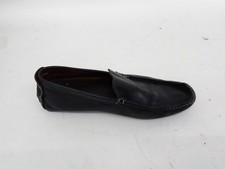 Bally Black Leather Loafers Men's Slip On Driving Shoes Size 12