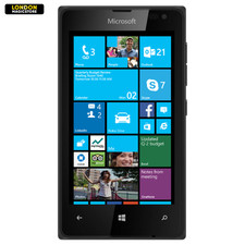 Nokia Lumia 435 - 8GB Black Unlocked 3G Windows 8.1 Mobile Phone - Very Good