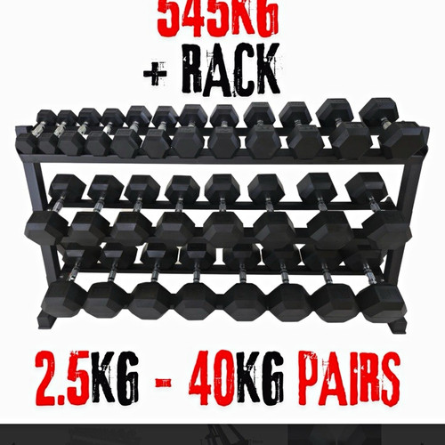 York pro hex 545kg dumbbell - york,
