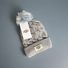 UGG Double Knit Grey Beanie