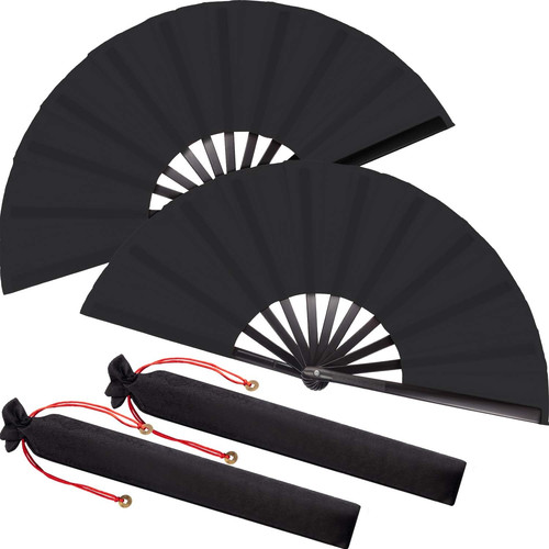 Large folding silk hand - folding, fan