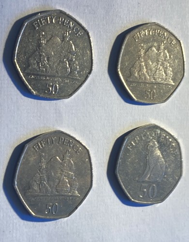 Four gibraltar 50p - four,